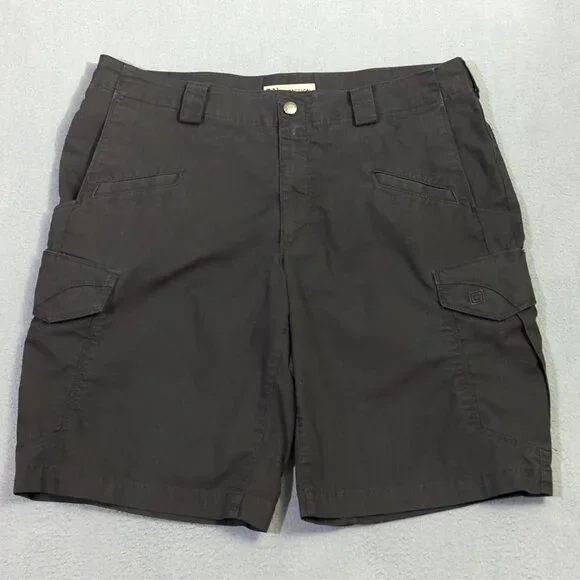 5.11 Tactical Shorts Men's 35 Black Stryke 11" Outdoor Hiking Combat Range - Picture 1 of 9